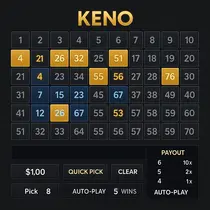 Wild Fortune - Keno - Lottery Style Gaming